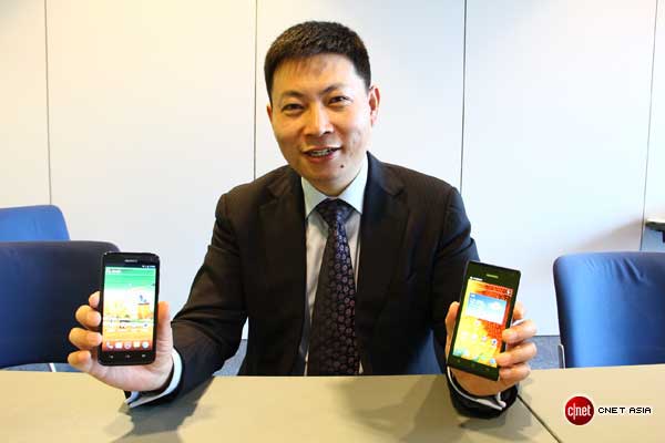 Huawei's Richard Yu - Huawei Ascend P2 to have 4.7 inch, 720p screen