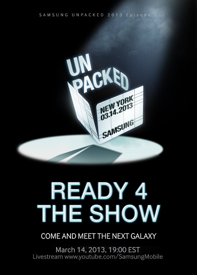 Samsung sends out press invites for March 14: can you say Galaxy S IV?