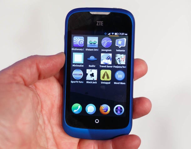 A ZTE branded handset running Firefox OS - Sony hopes to release Firefox OS phone in 2014