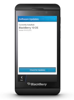 BlackBerry Z10 gets its first firmware update - First firmware update for BlackBerry 10 includes battery life improvement and low-light camera fix