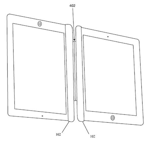 Making an e-reader from two $499 Apple iPads and magnets - Apple files patent for magnetic Apple iPad stand