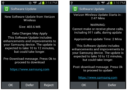 The Samsung Galaxy Stellar is receiving an update to Android 4.1 - Samsung Galaxy Stellar about to get Android 4.1 update on Verizon