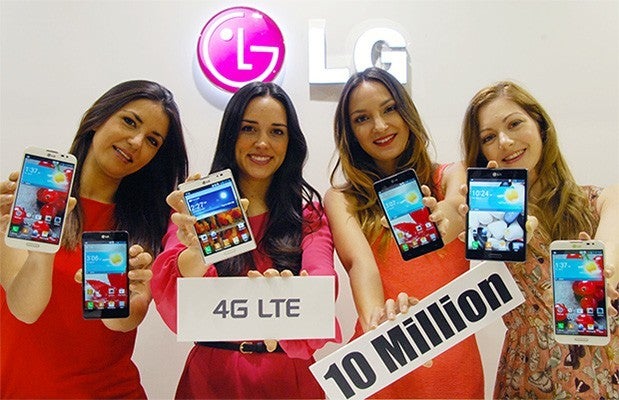 LG has sold 10 million smartphones with LTE support - LG has sold 10 million LTE handsets around the globe