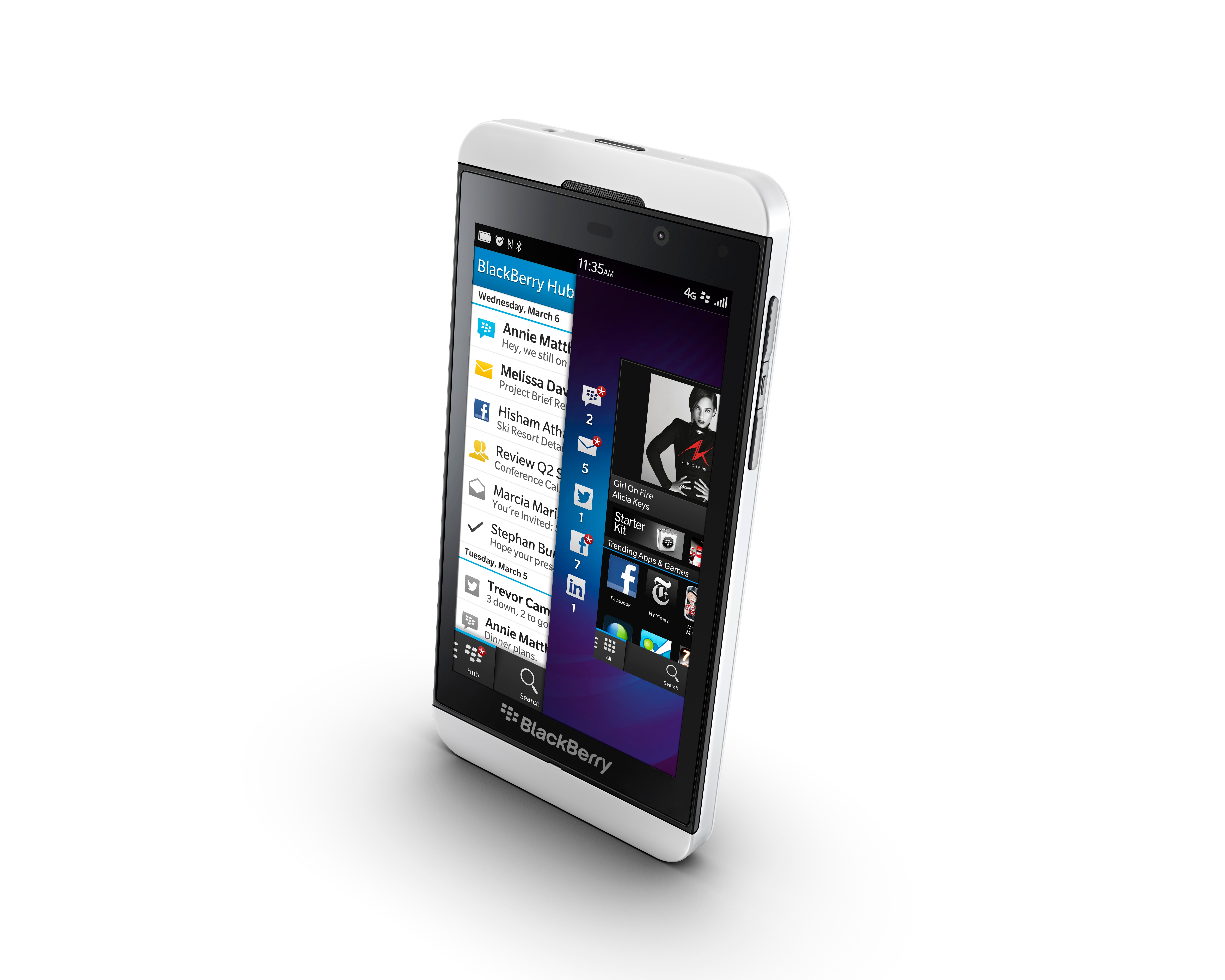 The BlackBerry Z10 is being bought by new BlackBerry buyers says CEO Heins - CEO Heins once again says BlackBerry Z10 sales above expectations