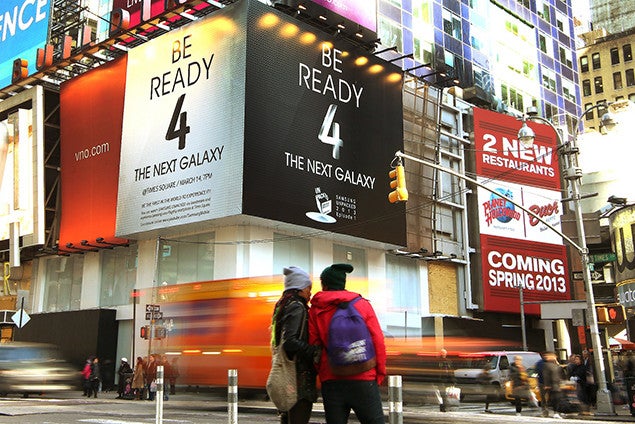 Samsung tells New York to 'Be Ready 4 The Next Galaxy' as Galaxy S 4 announcement nears