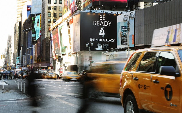 Samsung tells New York to 'Be Ready 4 The Next Galaxy' as Galaxy S 4 announcement nears