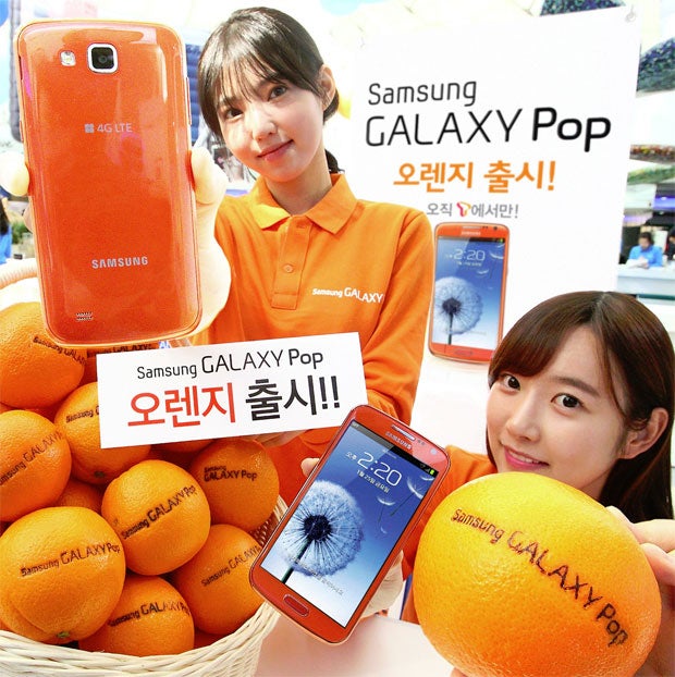 Orange you smart for wanting the Samsung Galaxy Pop? - Samsung Galaxy Pop adds orange color option to snag the kids in Korea