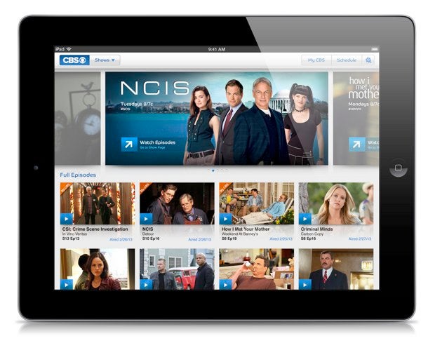 The CBS app streams full episodes of prime time shows - This is CBS: New app offers full-episodes streaming over your iOS device