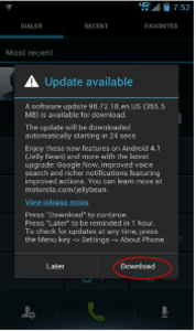 The Motorola DROID 4 is getting its Jelly Bean update - Android 4.1 gets pushed out to the Motorola DROID 4 starting today