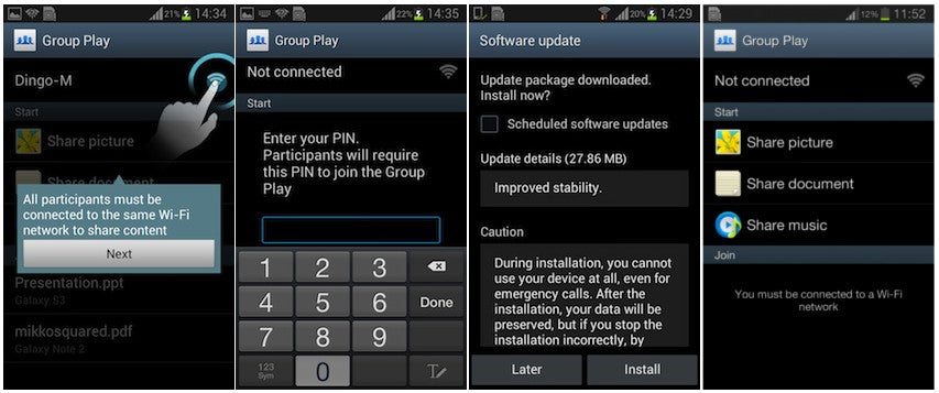 Samsung Galaxy S 4 feature Group Play lands on Galaxy Grand