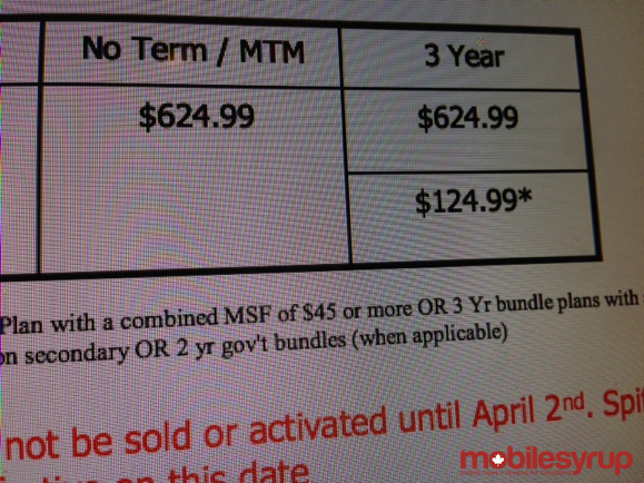This leaked internal document gives away Rogers' pricing for the Sony Xperia ZL - Leak of internal document shows the Sony Xperia ZL priced in Canada by Rogers