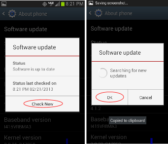 The update can be manually downloaded and installed - Android 4.1 comes to Verizon&#039;s Samsung Galaxy Stratosphere II