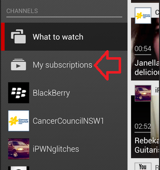The YouTube update added this My Subscribers feed to the toolbox - YouTube updated in Google Play Store to version 4.4.11