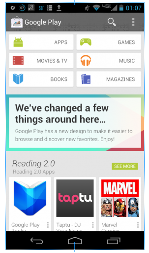 This could be the new home page for the Google Play Store - YouTube employee outs Google Play Store redesign