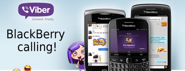 Viber brings free calls to BlackBerry OS 5 and OS 7