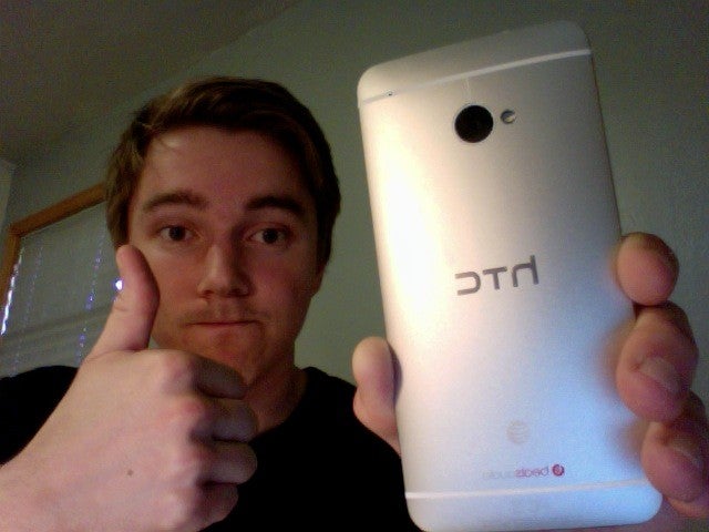 Hey mirror, look what I got, says go3go - HTC One already sold by one AT&T Store