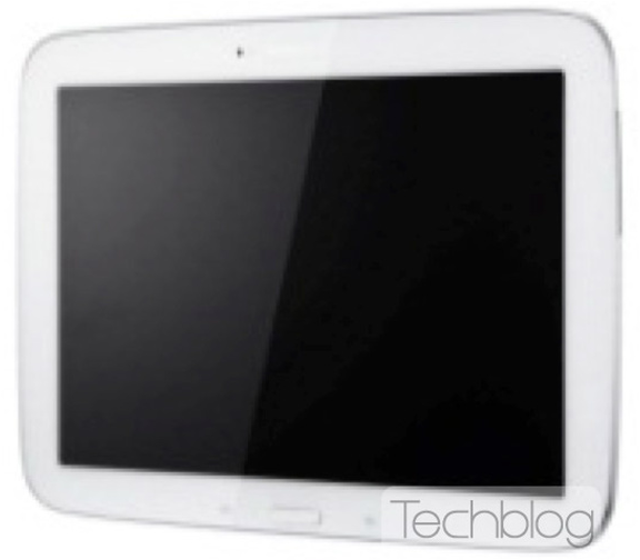 Leaked photo of the Samsung Roma - New Samsung &quot;Roma&quot; Tablet said to have 10.1 inch display matching Google Nexus 10