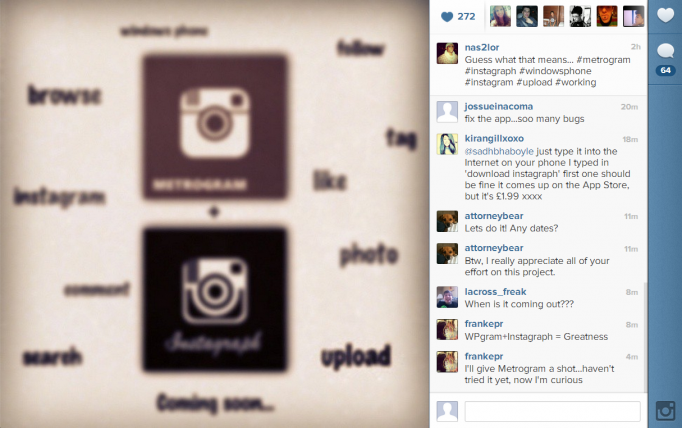 Metrogram will combine functions with Instagraph - Metrogram and Instagraph to integrate each other's Instagram functions