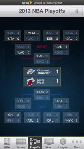 NBA Game Time iPhone and iPad app updated for playoffs