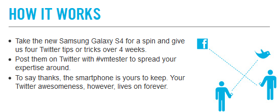 How to become a Virgin Team Tester - Virgin Mobile seeks 5 of its customers to test the Samsung Galaxy S4