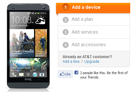 While AT&amp;amp;T displays the Stealth Black HTC One... - HTC One in black coming soon according to AT&amp;T and Sprint websites