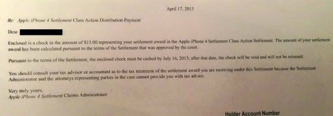 iPhone 4 owners start receiving $15 ‘antennagate’ refund checks from Apple