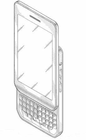 A BlackBerry Torch like phone is pictured on the patent application - Patent award suggests BlackBerry Torch style BlackBerry 10 model could be coming
