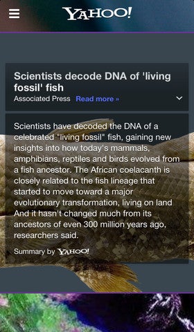 Yahoo 3.0 hits iPhone with new UI and Summly integration
