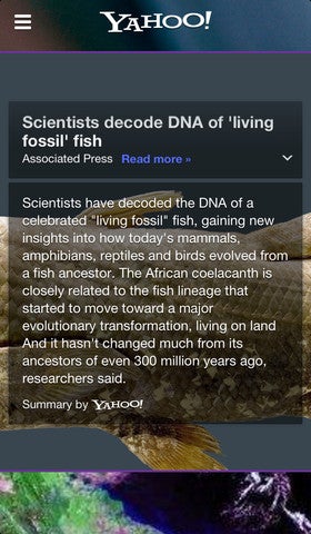 Yahoo 3.0 hits iPhone with new UI and Summly integration