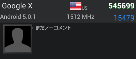 Google X handset running Android 5.0.1 Key Lime Pie trickles to AnTuTu benchmark scores
