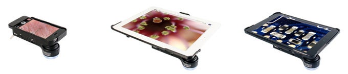ProScope Micro Mobile is an 80X microscope attachment for the iPhone