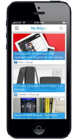 Drippler has been a success on Android, now available on iOS