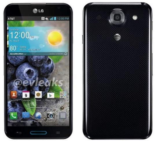 The AT&amp;amp;T version of the LG Optimus G Pro - LG Optimus G Pro for AT&amp;T pictured and spec&#039;d