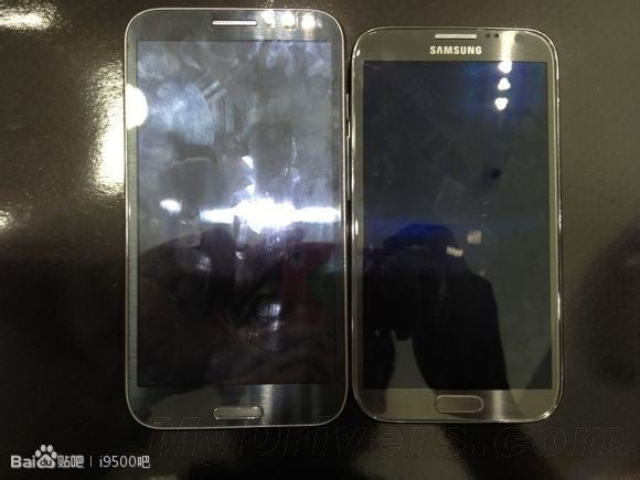 The Samsung GALAXY Note II (R) and allegedly the follow-up (L) - Latest rumored specs for the Samsung GALAXY Note III include 3GB of RAM