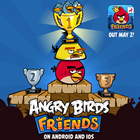 Angry Birds Friends is coming to iOS and Android on May 2nd - Angry Birds Friends comes to Android and iOS on Thursday, join with friends to hold tournaments