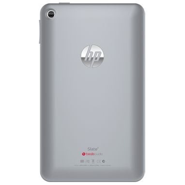 The back of the HP Slate 7 - HP said to be prepping a 10 inch Android tablet featuring a quad-core processor