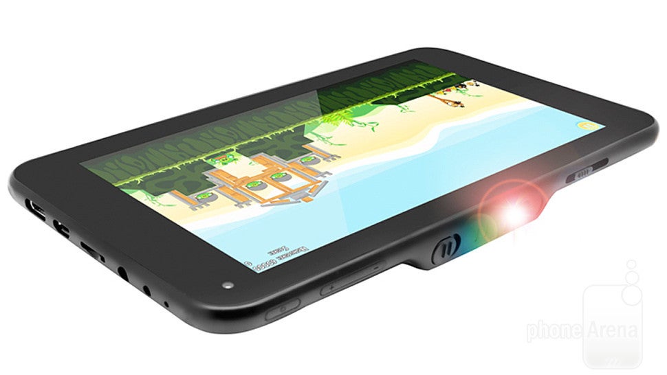 The LumiTab combines a tablet and a portable projector for the first time