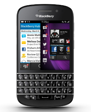 The BlackBerry Q10 - Analyst says BlackBerry Q10 sales are strong in Canada and in the U.K