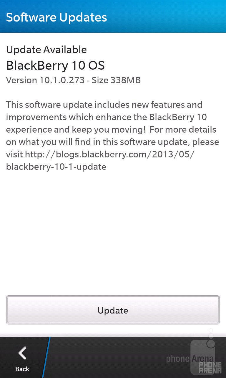 BlackBerry 10.1 is rolling out - BlackBerry 10.1 software update goes live