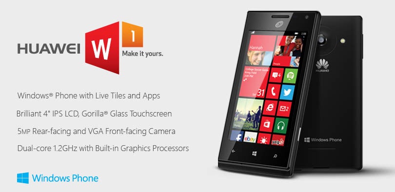 Huawei brings its first WP8 phone the Ascend W1 to Walmart, pairs it with 30-day unlimited plan