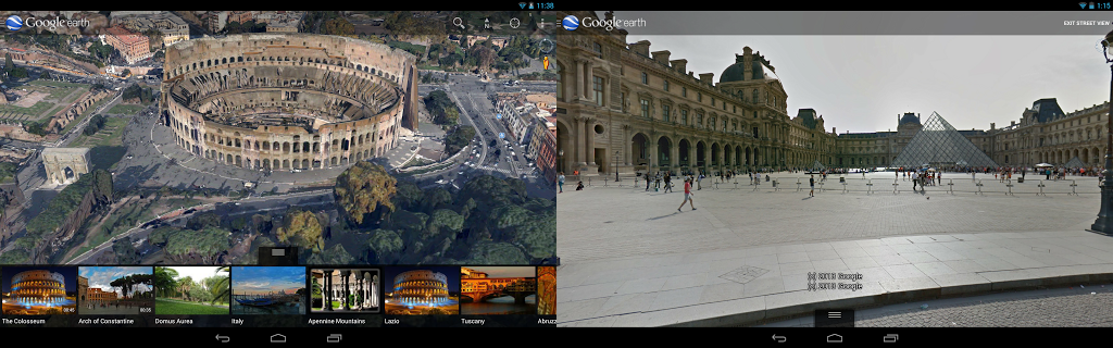 Google Earth for Android gets Street View and tweaked UI