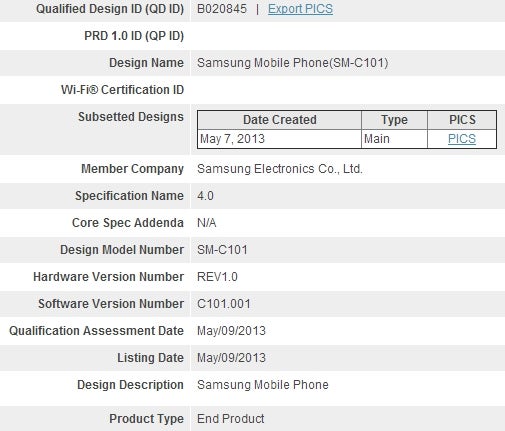 Samsung Galaxy S4 Zoom cameraphone confirmed by Bluetooth SIG filing, to sport 10x optical zoom