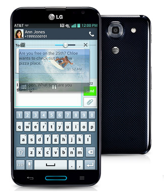 QSlide 2.0 on the LG Optimus G Pro lets you multitask with ease - What's new at AT&T? The LG Optimus G Pro and the 32GB Samsung Galaxy S4 are now both available