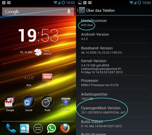 CyanogenMod 10.1 nightly builds of stock Android 4.2 now available for the HTC One