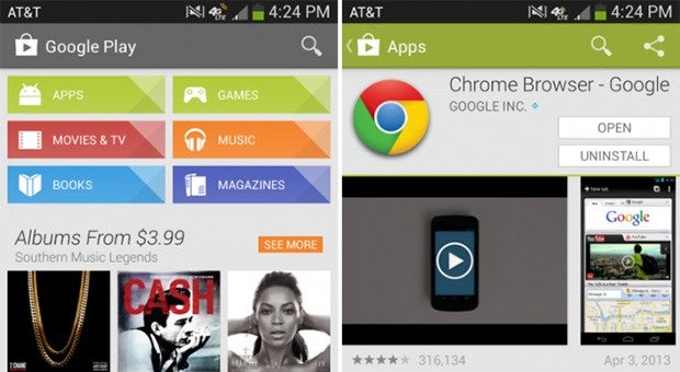 update google play store app