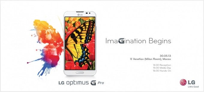 LG Optimus G Pro to be unveiled in Asia on May 30th