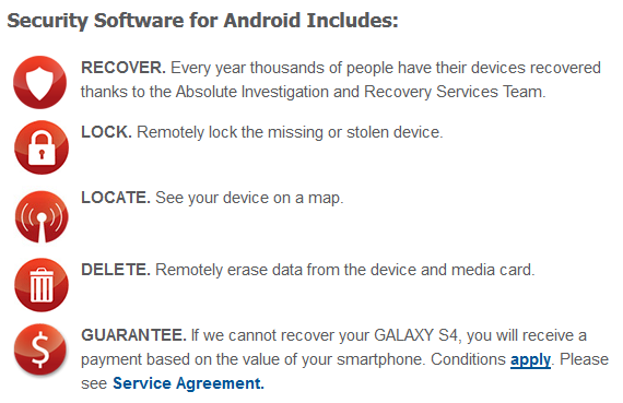 LoJack will be available for the Samsung Galaxy S4 - LoJack will now recover your Samsung Galaxy S4