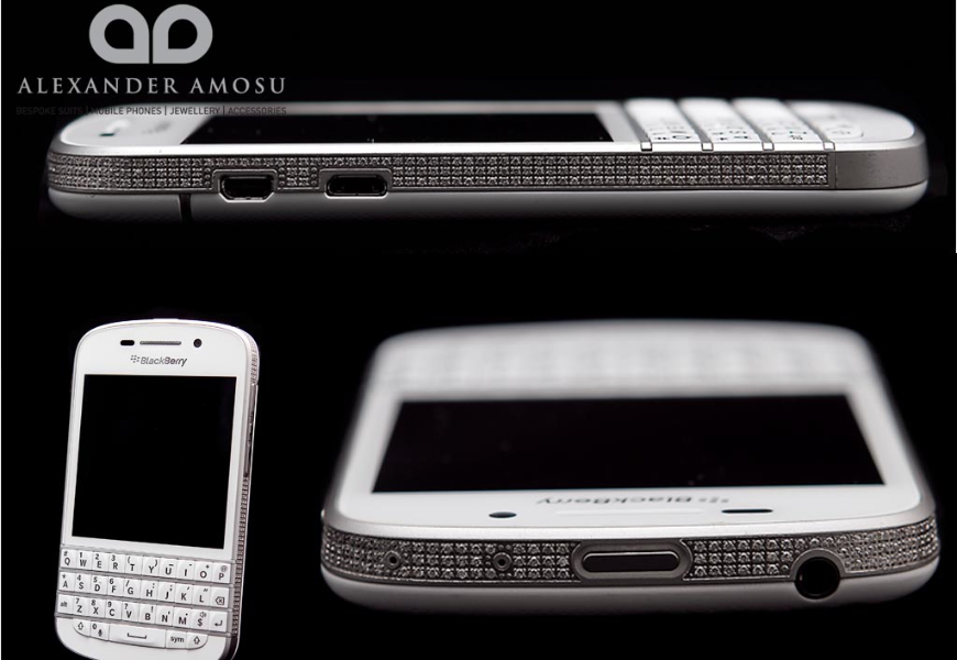 The $31,000 diamond encrusted BlackBerry Q10 - Diamond encrusted $31,000 BlackBerry Q10 is limited to 25 units