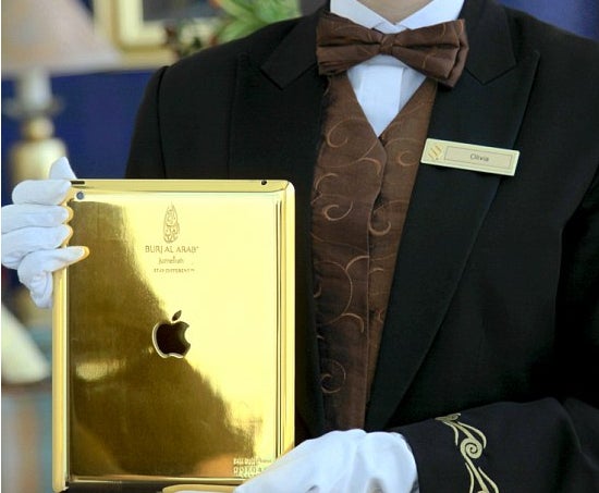 The Good Life - Hotel gives guests gold plated Apple iPad to use during stay