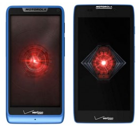 Motorola DROID RAZR M (L) and Motorola DROID RAZR HD in blue - Motorola DROID RAZR M and Motorola DROID RAZR HD now available in blue